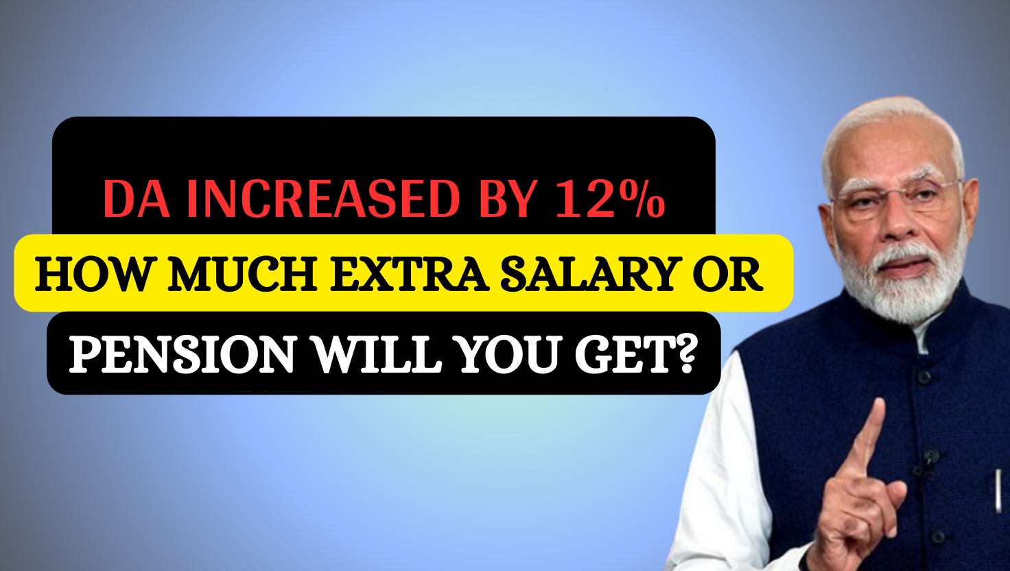 Massive 12% DA Hike from July 2025